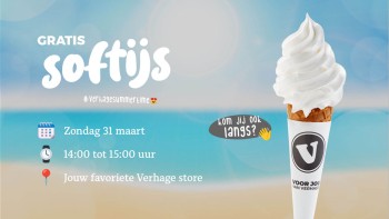 Summer is coming! Verhage trakteert op gratis softijs