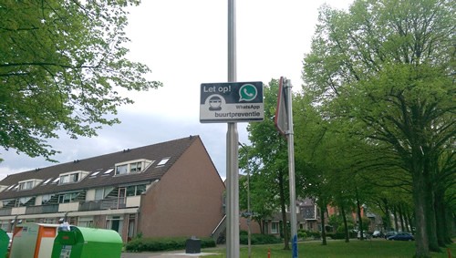 WhatsApp buurtpreventie Bloemenbuurt