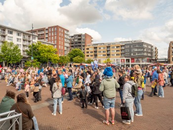 Album afbeelding 10: Veel publiek bij het podium