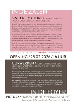 Album afbeelding 3: Uitnodigingskaart (achterkant)
