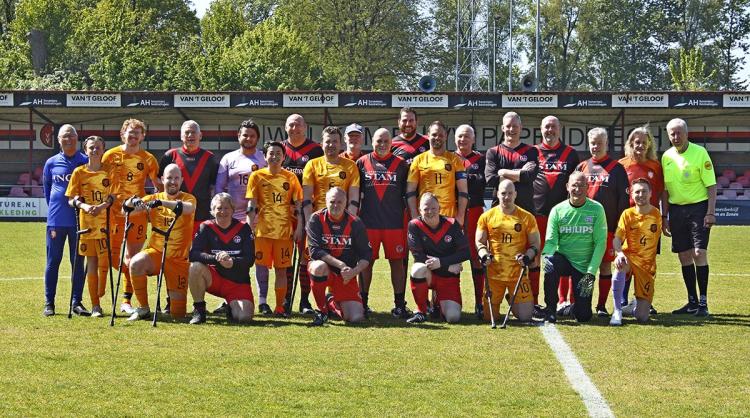 Veteranen VV Papendrecht weer te sterk voor Nederlands Amputatieteam