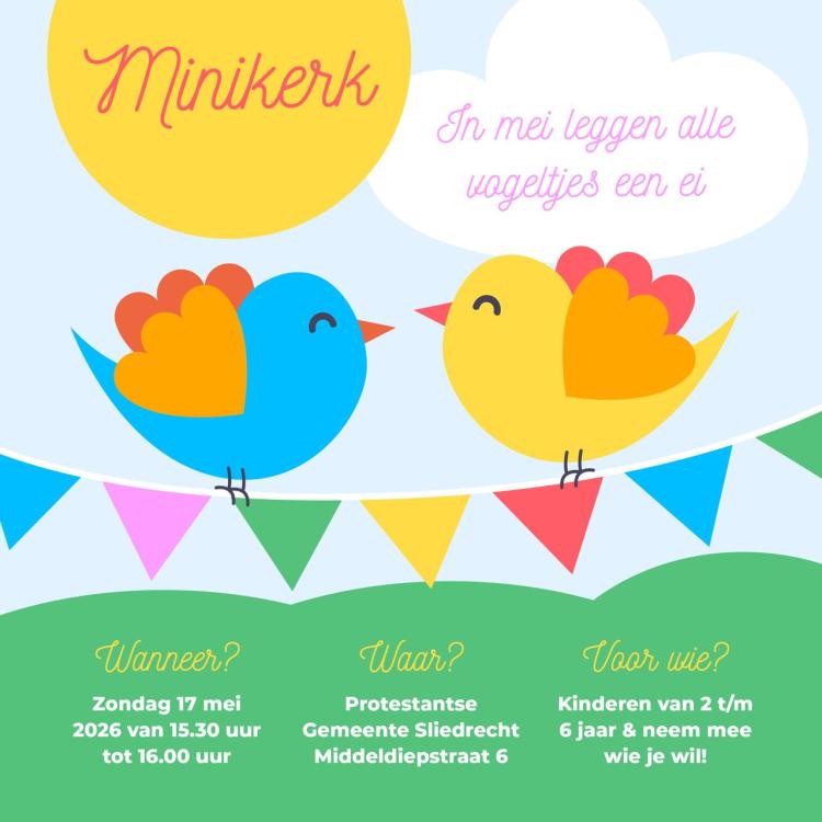 Minikerk in Protestantse Gemeente Sliedrecht