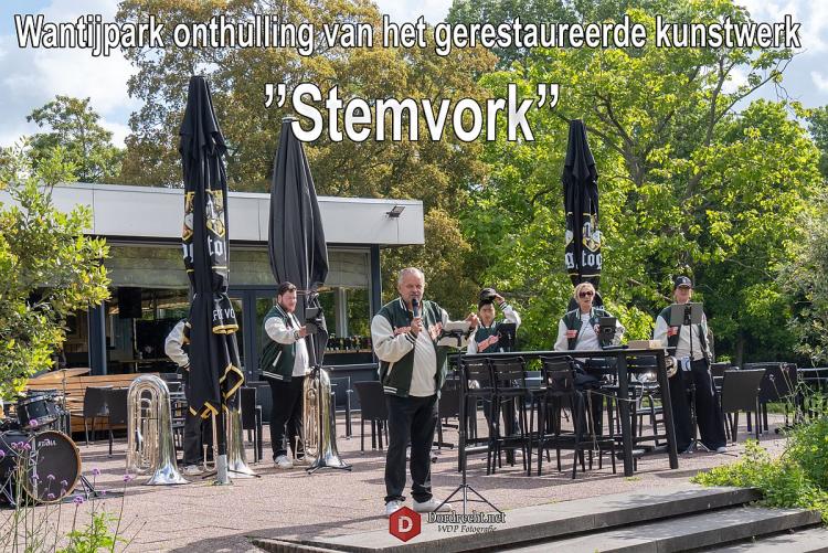 Officiële onthulling van het gerestaureerde kunstwerk ‘Stemvork’