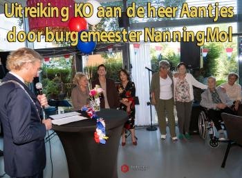 Koninklijke onderscheiding voor Rien Aantjes in zorgcentrum De Klockelaer