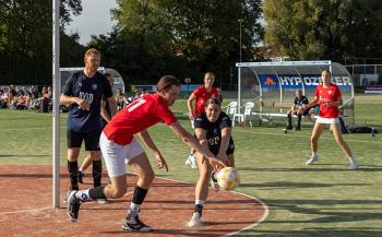 Merwede overtuigend langs Zuid’27 en kan volgende week kampioen worden
