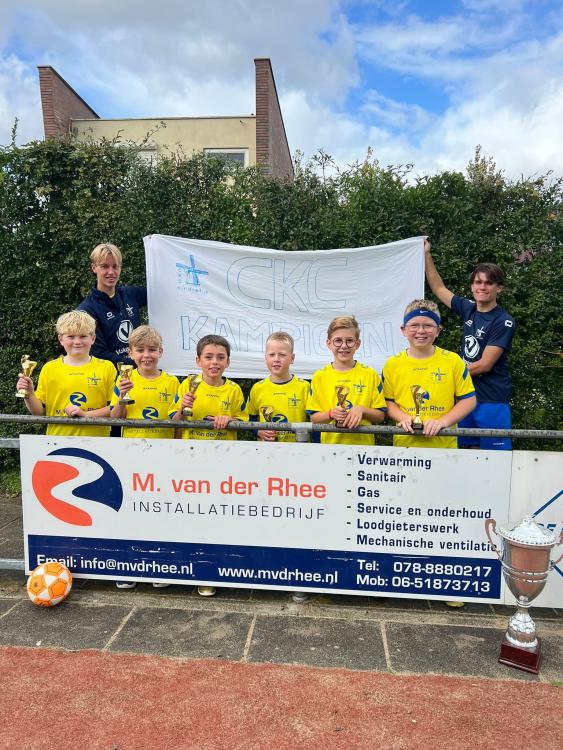 Vijf kampioenen bij CKC Kinderdijk