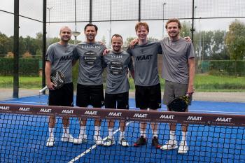 Padelteam ATV promoveert naar hoofdklasse na derde titel op rij