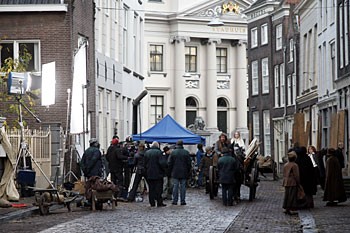 Laatse filmopnamen 'Rembrandt en ik' in Dordrecht