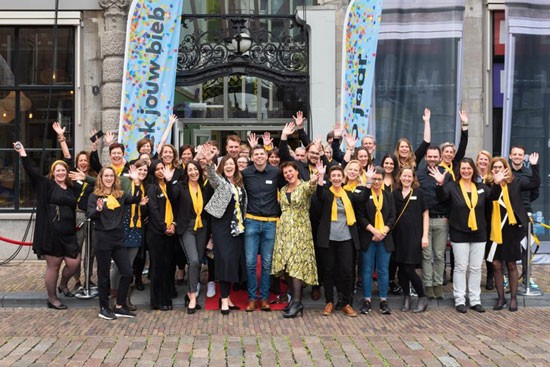 Stadsbibliotheek aan de Groenmarkt in Dordrecht feestelijk geopend 