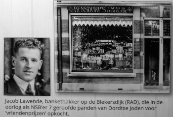 Album afbeelding 3: Blekersdijk 21: Een NSB bakker haalde zeven panden van Joodse Dordtenaren naar zich toe