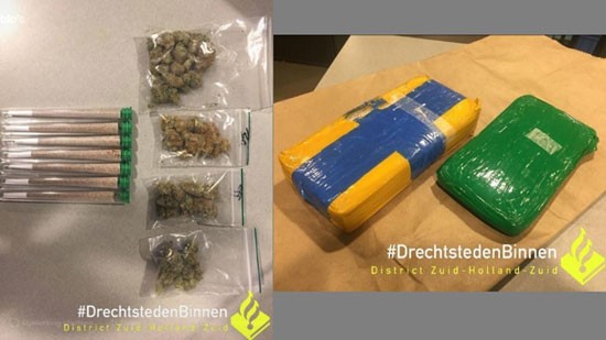 Twee arrestaties na drugsvondsten A16