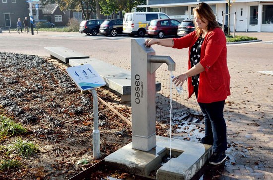 Eerste openbaar drinkwatertappunt geplaatst bij Oude Veer