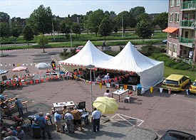 Straatfeest sleutelbloemplein