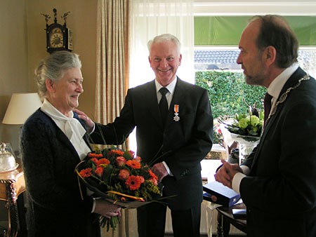 Een Koninklijke onderscheding voor Dhr. C.J.P. Vreeken