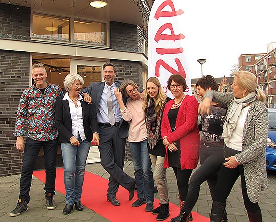 Burgemeester Moerkerke op bezoek bij Zipp Mode