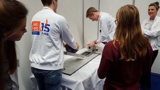 Leerlingen van de Willem bij Jet Net careerday