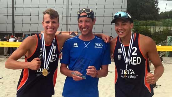 Yorick de Groot winnaar EK Beach, onder 20