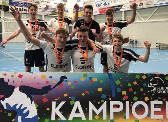 Jongens B1 zesde kampioen Sliedrecht Sport