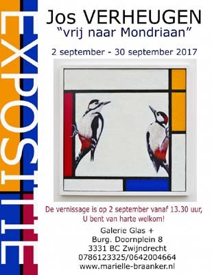 Expositie Vrij-naar-Mondriaan