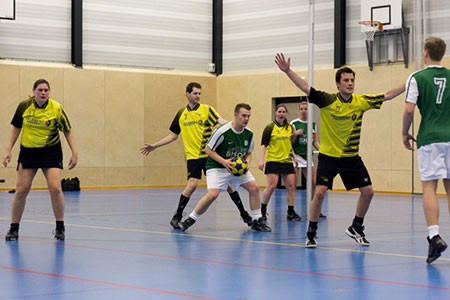 Overwinning in afsluitende zaalwedstrijd brengt korfballers sv Conventus op de derde plaats