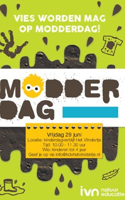 Modderdag voor kinderen tot 4 jaar