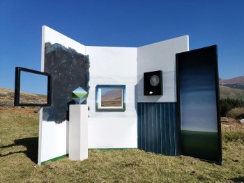 Album afbeelding 1: Jan Blank, Ateliermuur (installatie) 2022