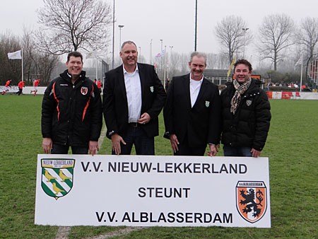 VV Nieuw-Lekkerland steunt VV Alblasserdam
