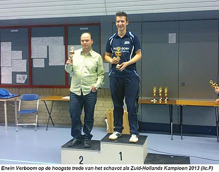 Erwin Verboom Zuid-Hollands Kampioen tafeltennis